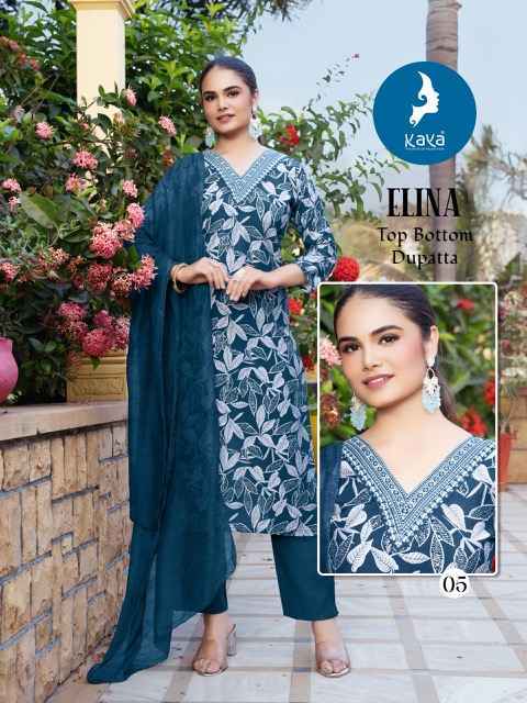 Kaya Elina Vertican Kurti Combo 6 pcs Catalogue
