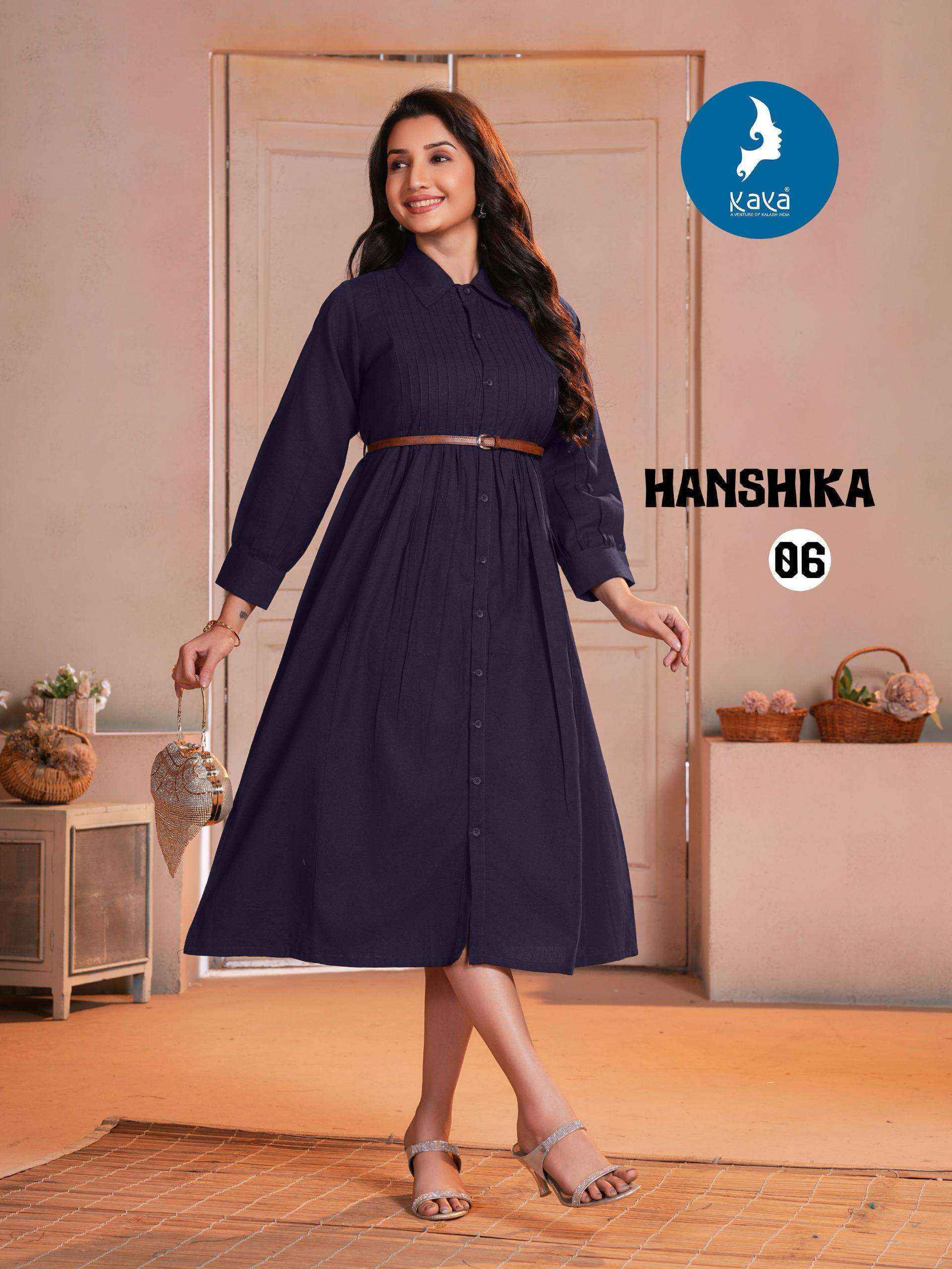 kaya Hanshika Weastern Cotton Gown 6 pcs Catalogue