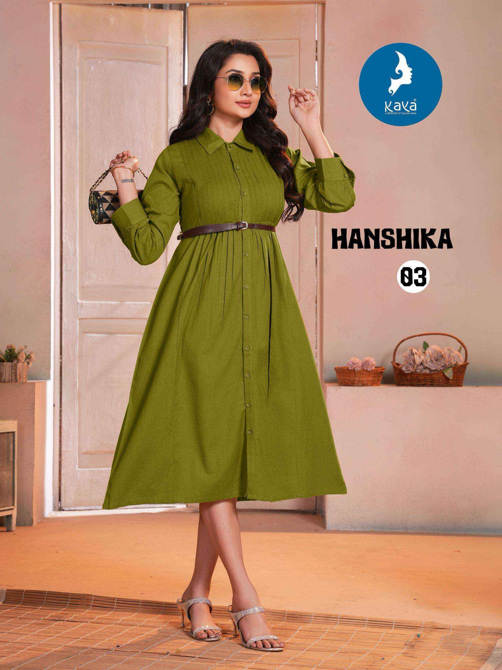 kaya Hanshika Weastern Cotton Gown 6 pcs Catalogue
