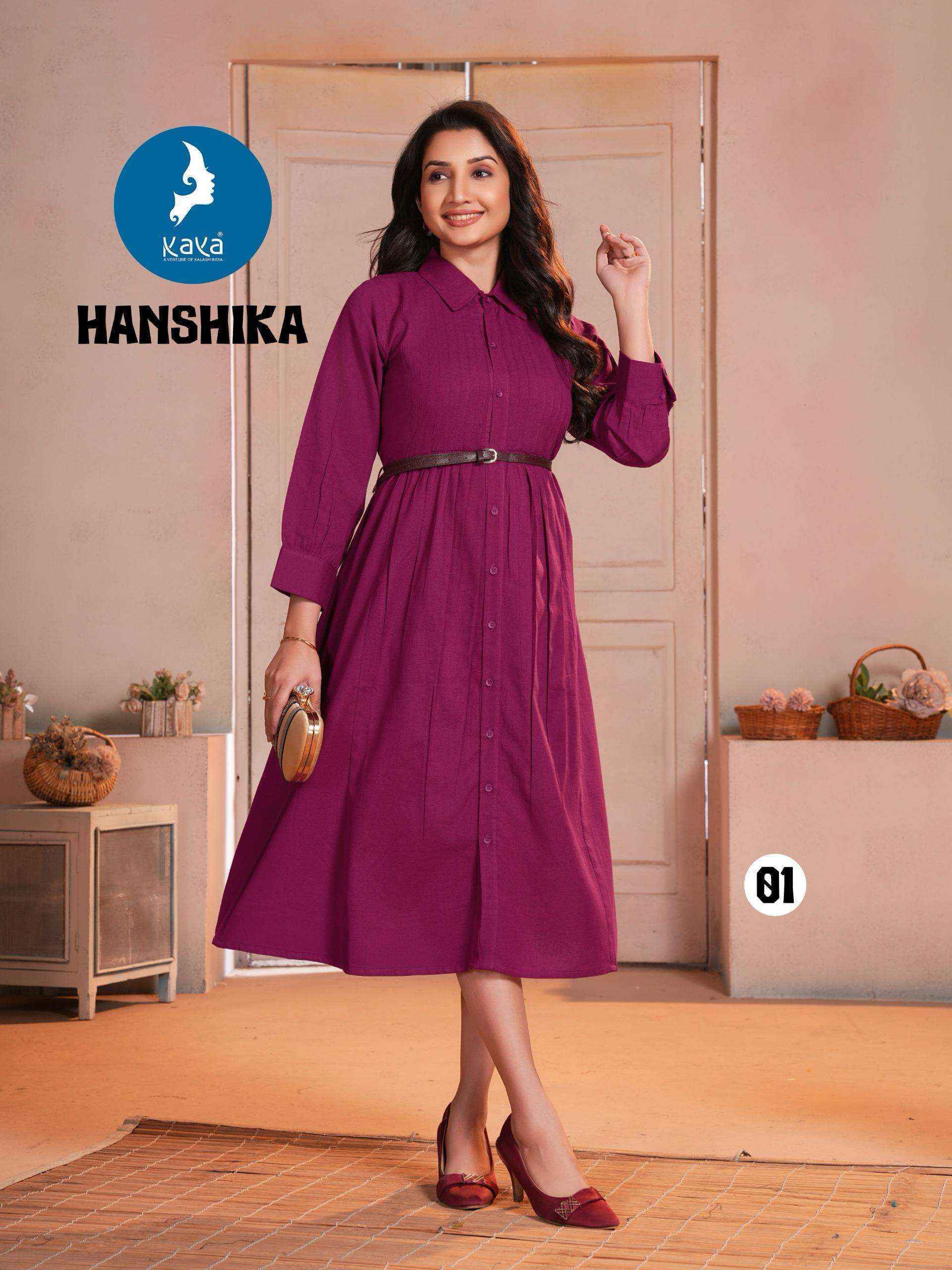 kaya Hanshika Weastern Cotton Gown 6 pcs Catalogue
