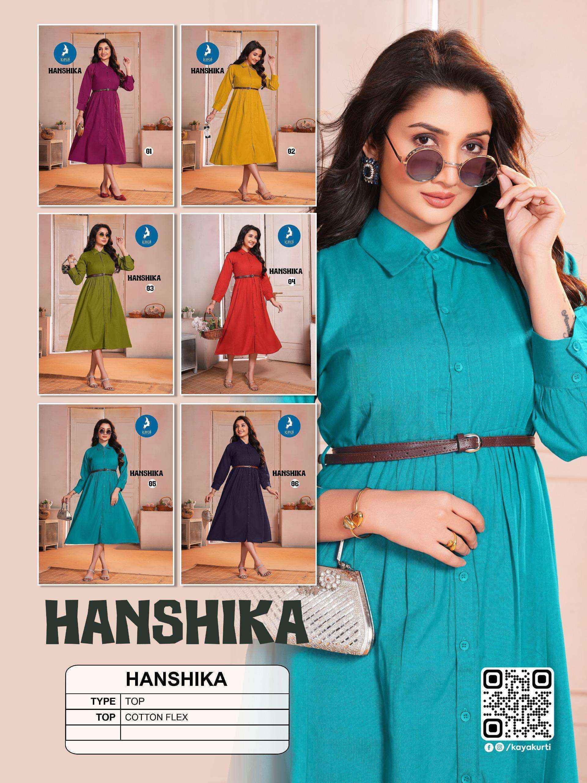 kaya Hanshika Weastern Cotton Gown 6 pcs Catalogue