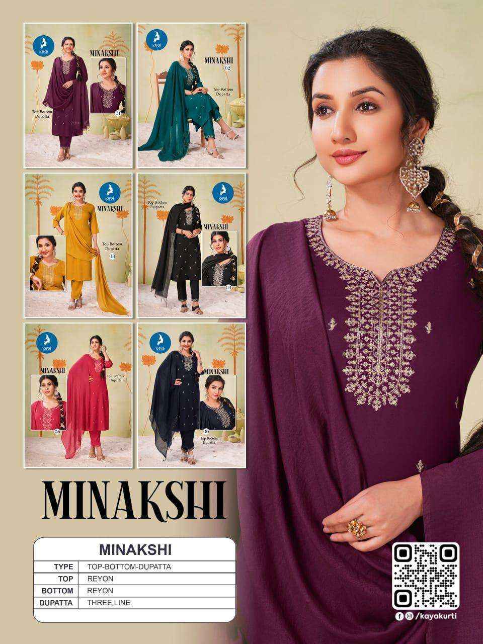 Kaya Minakshi Rayon Kurti Combo 6 pcs Catalogue