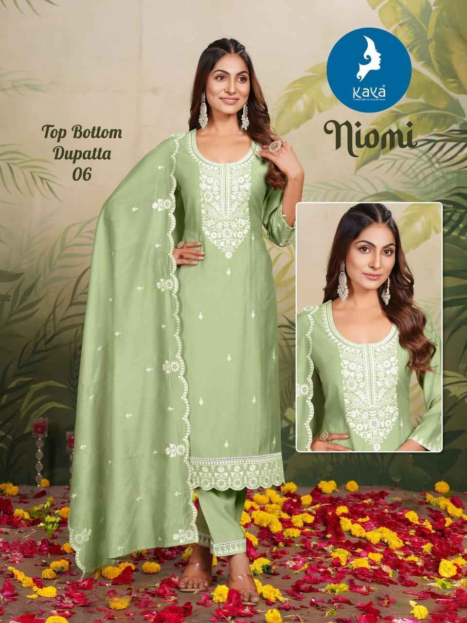 Kaya Niomi Vertican Readymade Suit (6 pcs Catalogue)