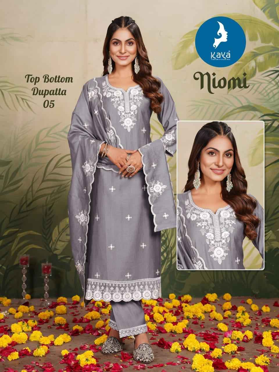 Kaya Niomi Vertican Readymade Suit (6 pcs Catalogue)
