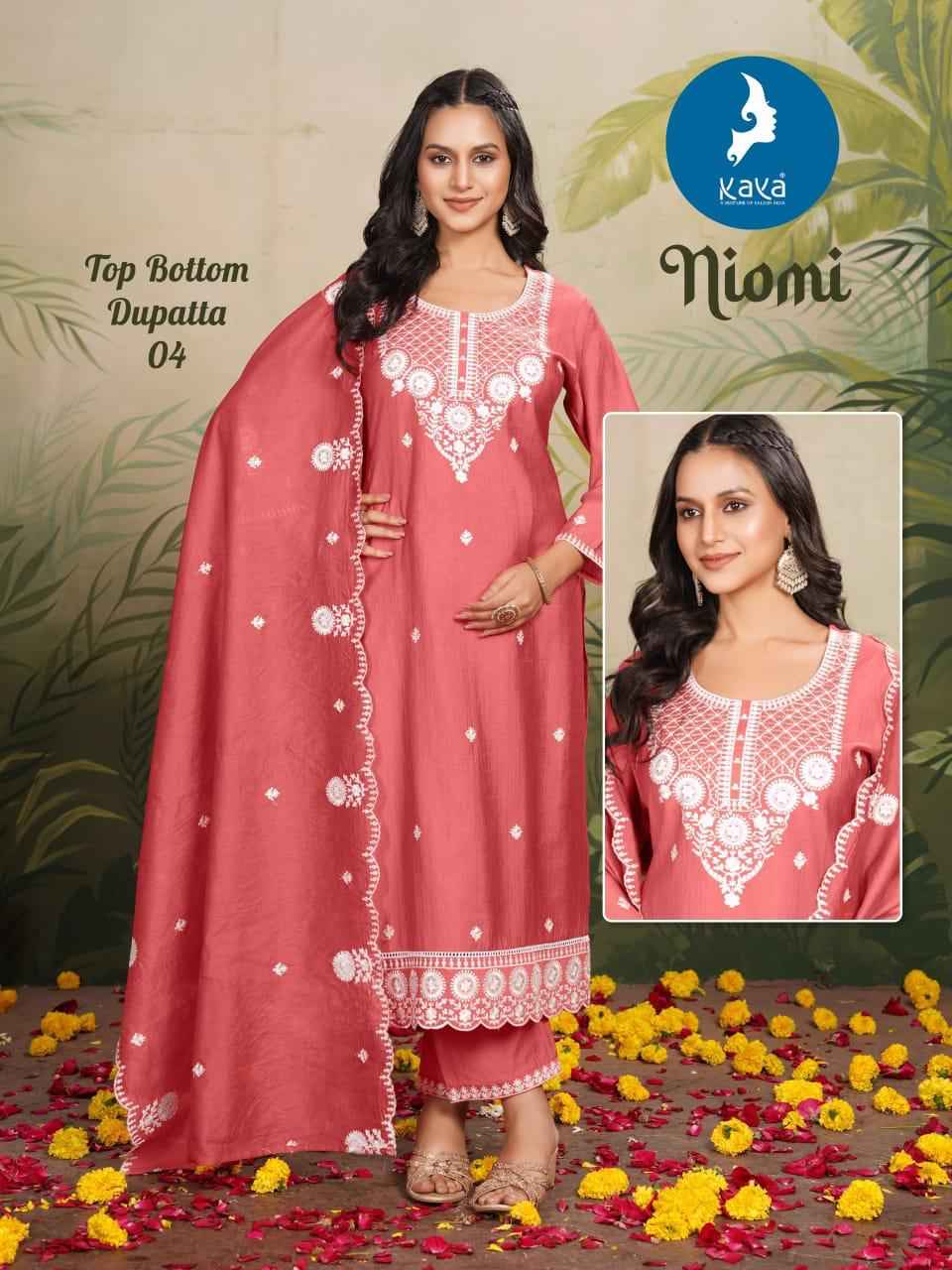 Kaya Niomi Vertican Readymade Suit (6 pcs Catalogue)