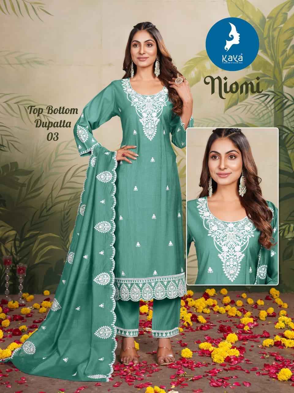 Kaya Niomi Vertican Readymade Suit (6 pcs Catalogue)