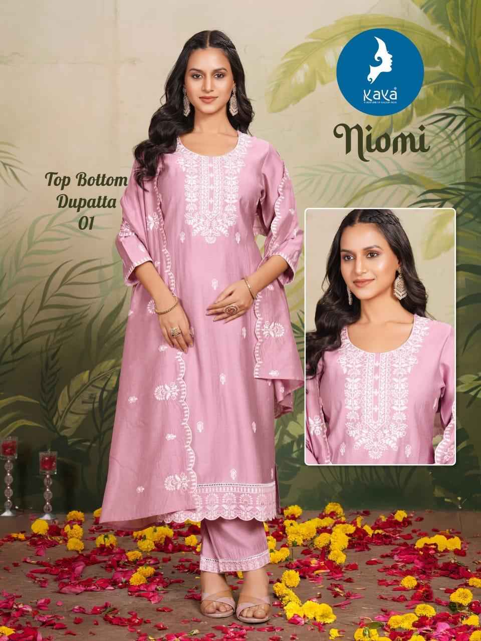 Kaya Niomi Vertican Readymade Suit (6 pcs Catalogue)