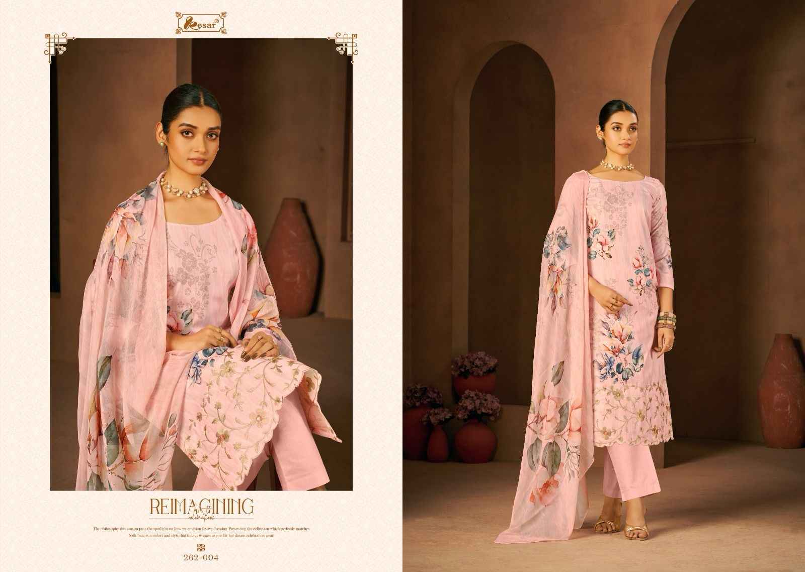 Kesar Shahin Musline Cotton Dress Material 4 pcs Catalogue