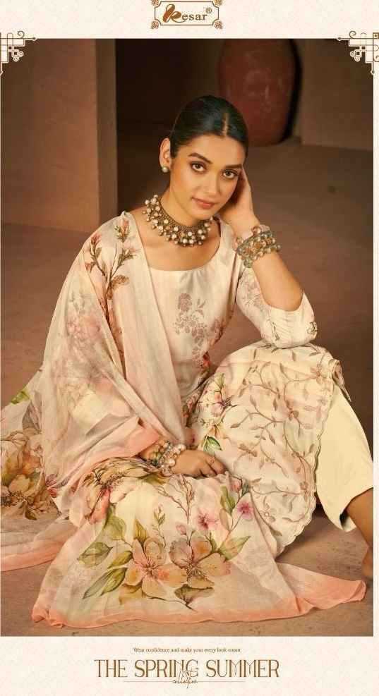 Kesar Shahin Musline Cotton Dress Material 4 pcs Catalogue