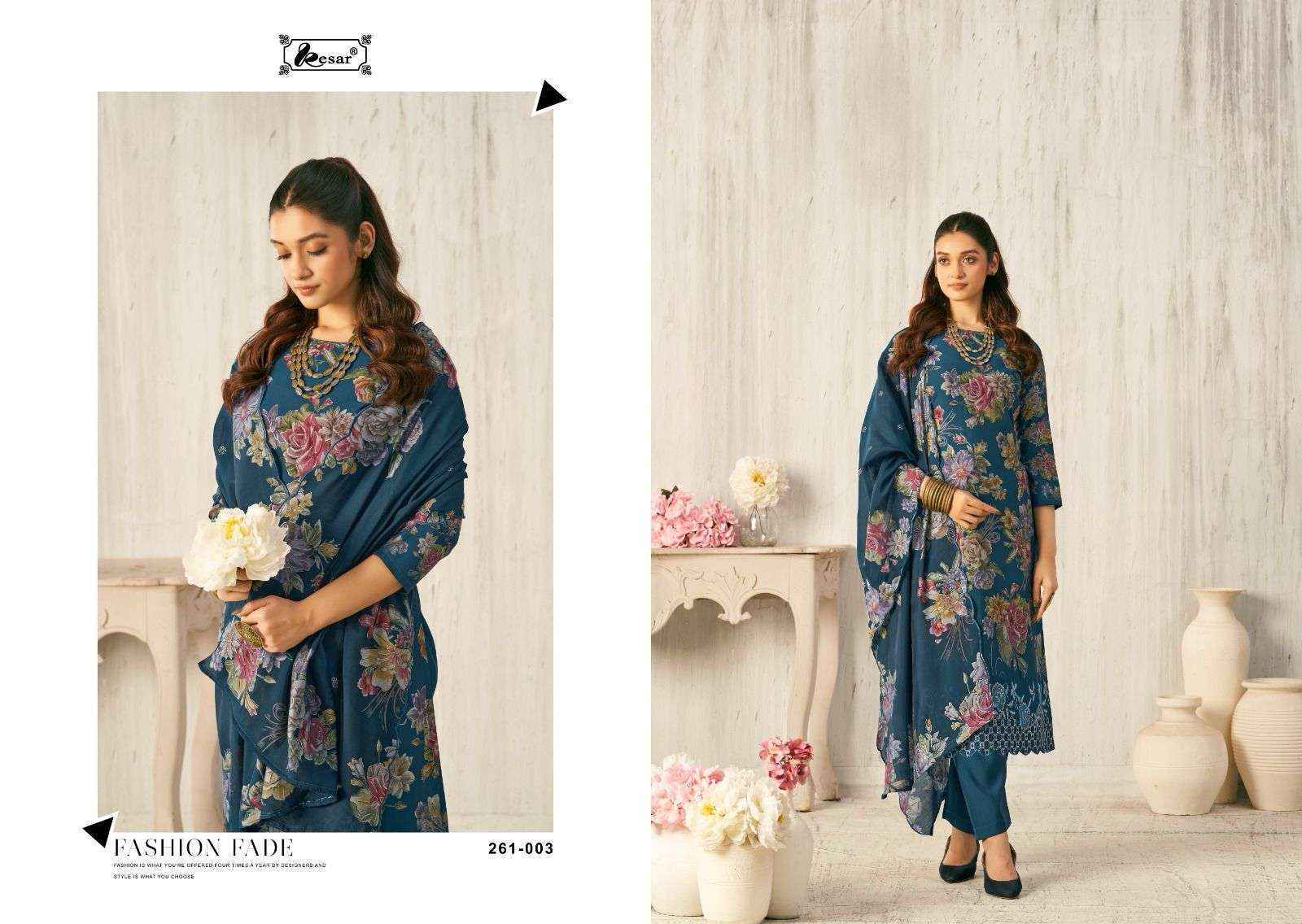 Kesar Sunflower Viscouse Musline Dress Material 6 pcs Catalogue