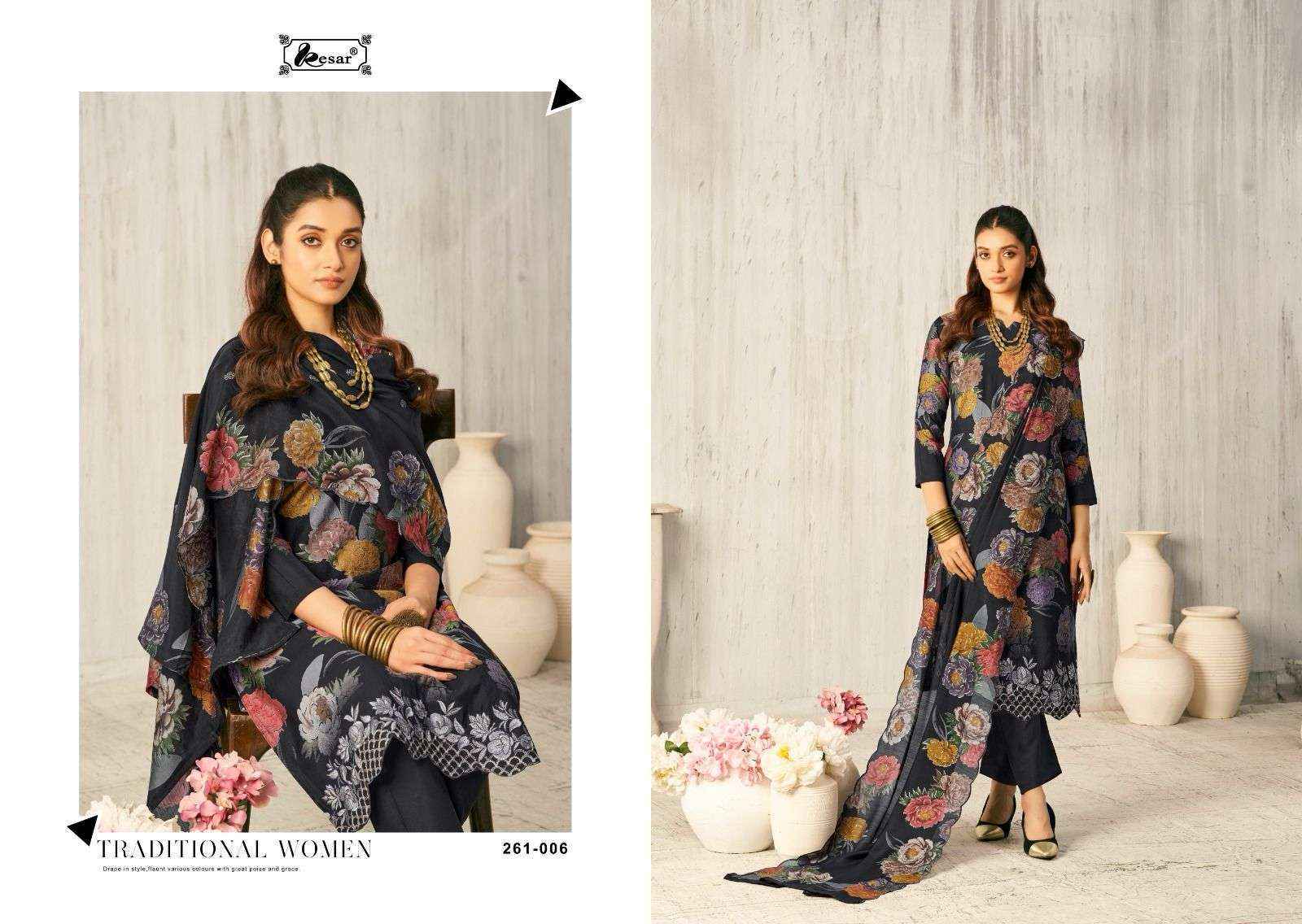 Kesar Sunflower Viscouse Musline Dress Material 6 pcs Catalogue