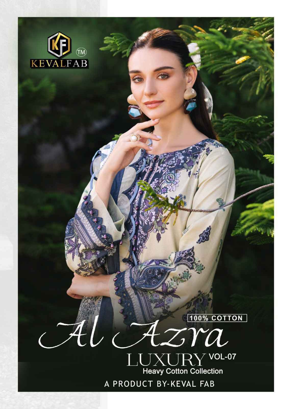 Keval Fab Al Azra Vol-7 Cotton Dress Material (6 pcs Catalogue)