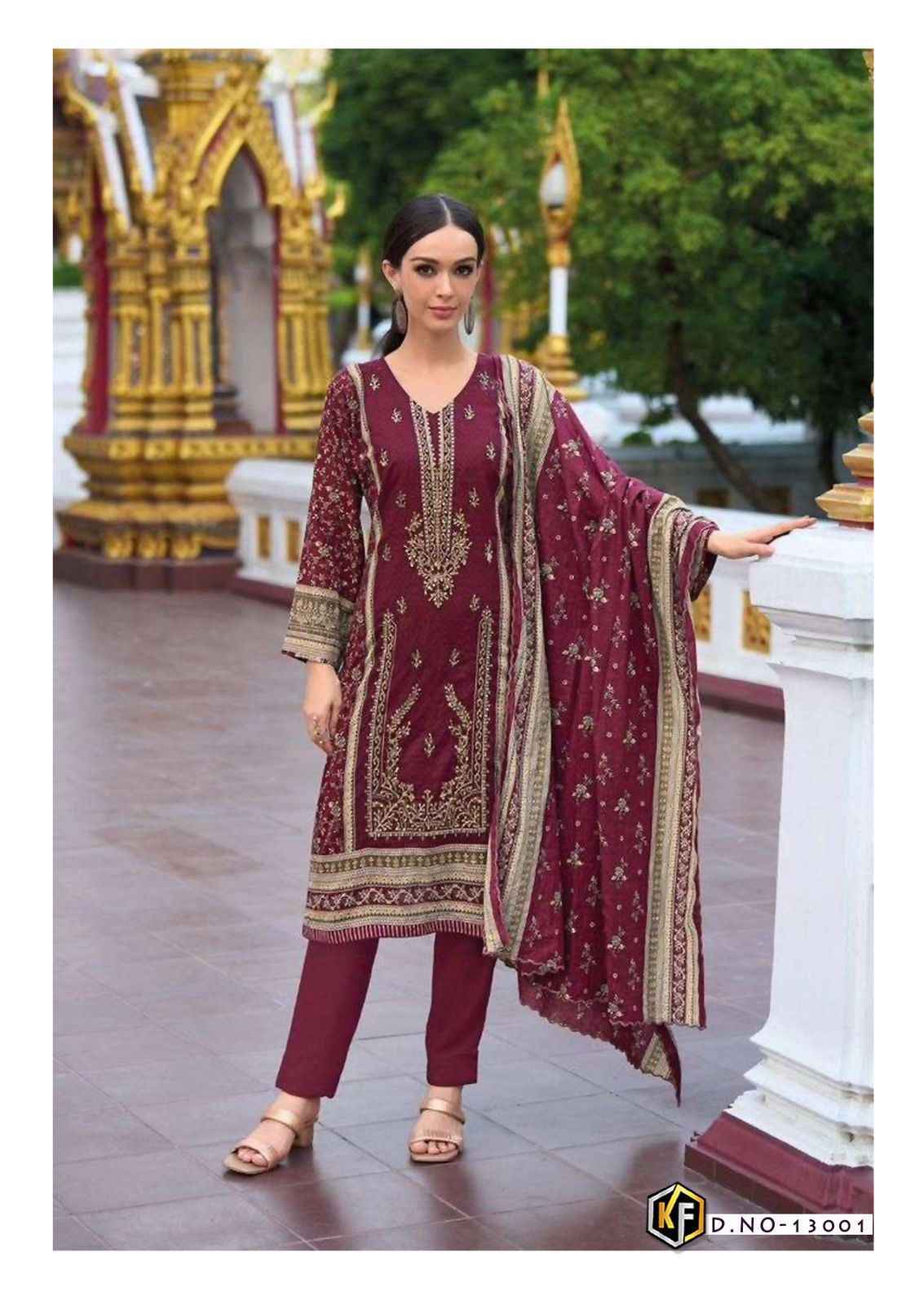 Keval Fab K Kasha Nx Hit Vol-13 Cotton Dress Material (6 pcs Catalogue)