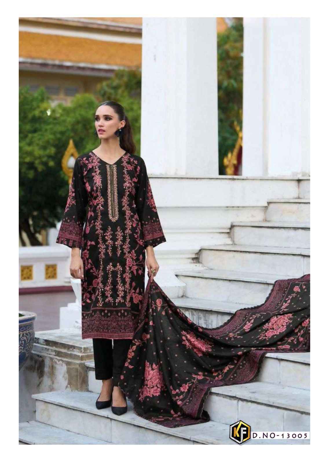 Keval Fab K Kasha Nx Hit Vol-13 Cotton Dress Material (6 pcs Catalogue)