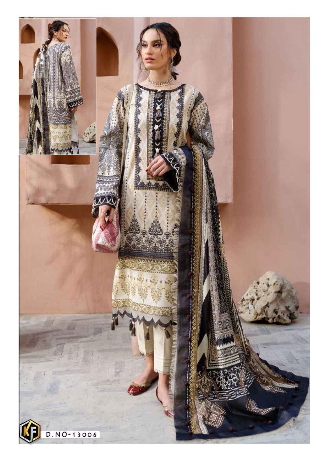 Keval Fab K Kasha Nx Hit Vol-13 Cotton Dress Material (6 pcs Catalogue)