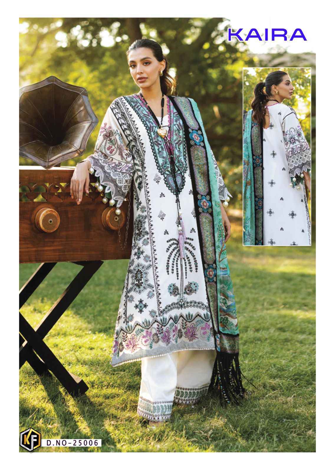 Keval Fab Kaira Vol-25 Cotton Dress Material (6 pcs Catalogue)