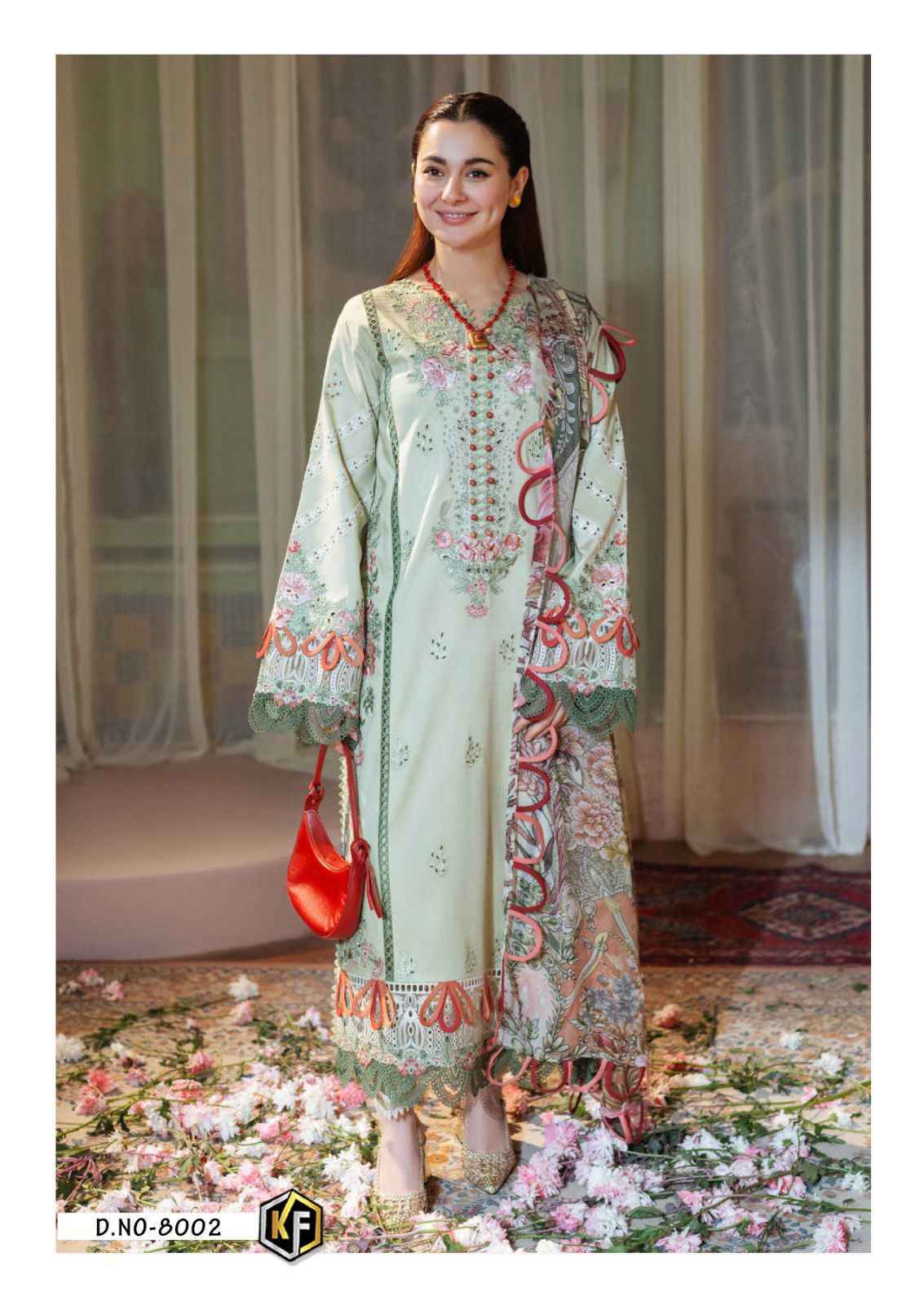 Keval Fab Soha Nazir Luxury Vol-8 Cotton Dress Material (6 pcs Catalogue)