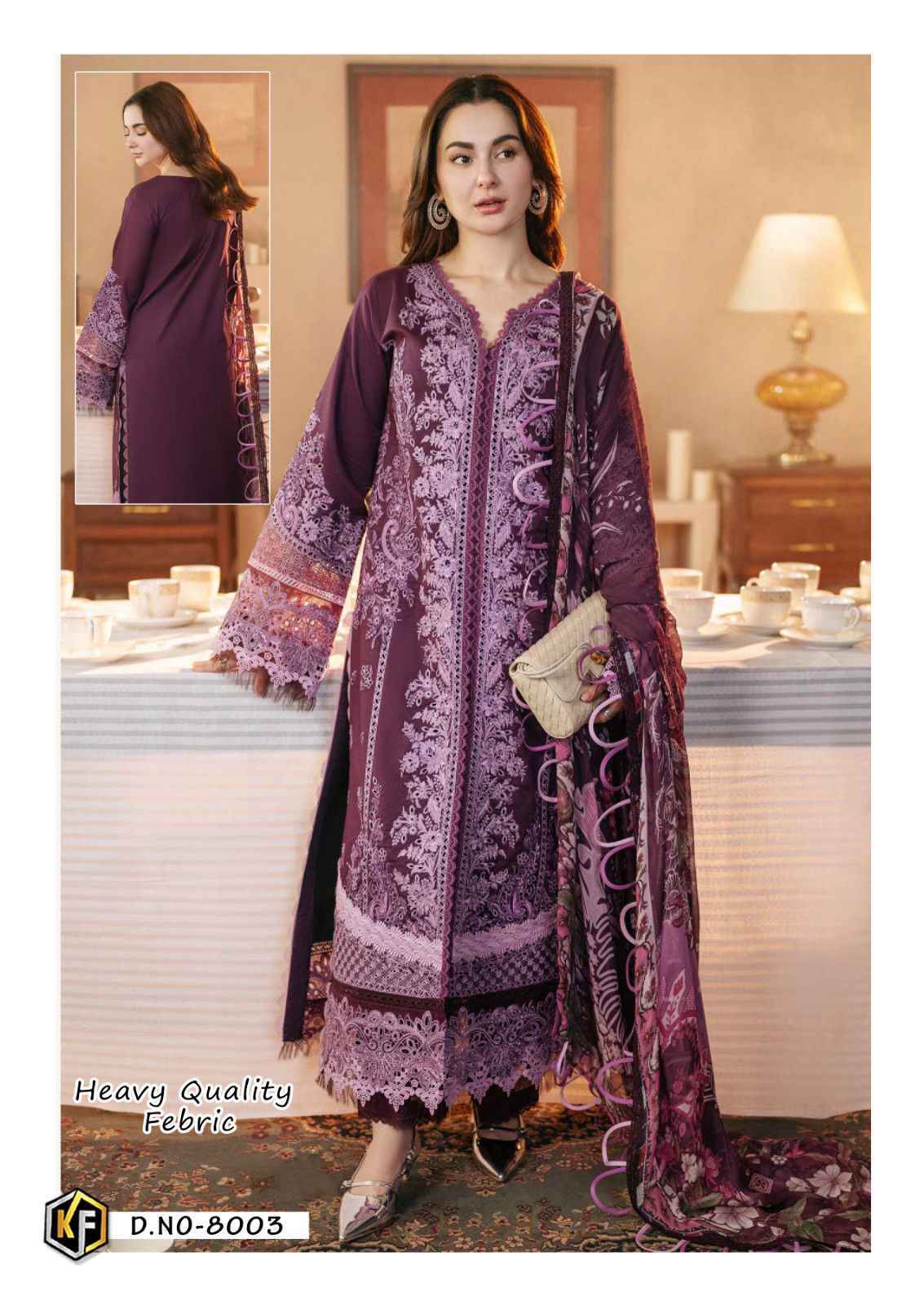 Keval Fab Soha Nazir Luxury Vol-8 Cotton Dress Material (6 pcs Catalogue)