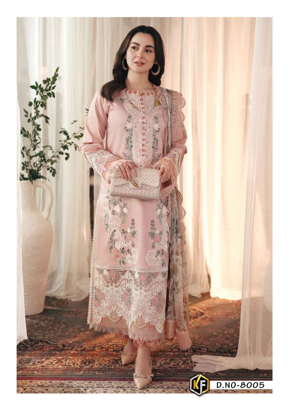 Keval Fab Soha Nazir Luxury Vol-8 Cotton Dress Material (6 pcs Catalogue)