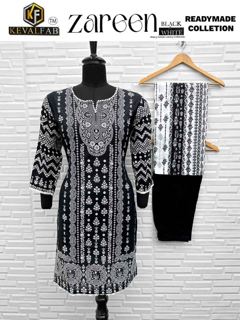 Keval Fab Zareen Readymade Cotton Dress 4 pcs Catalogue