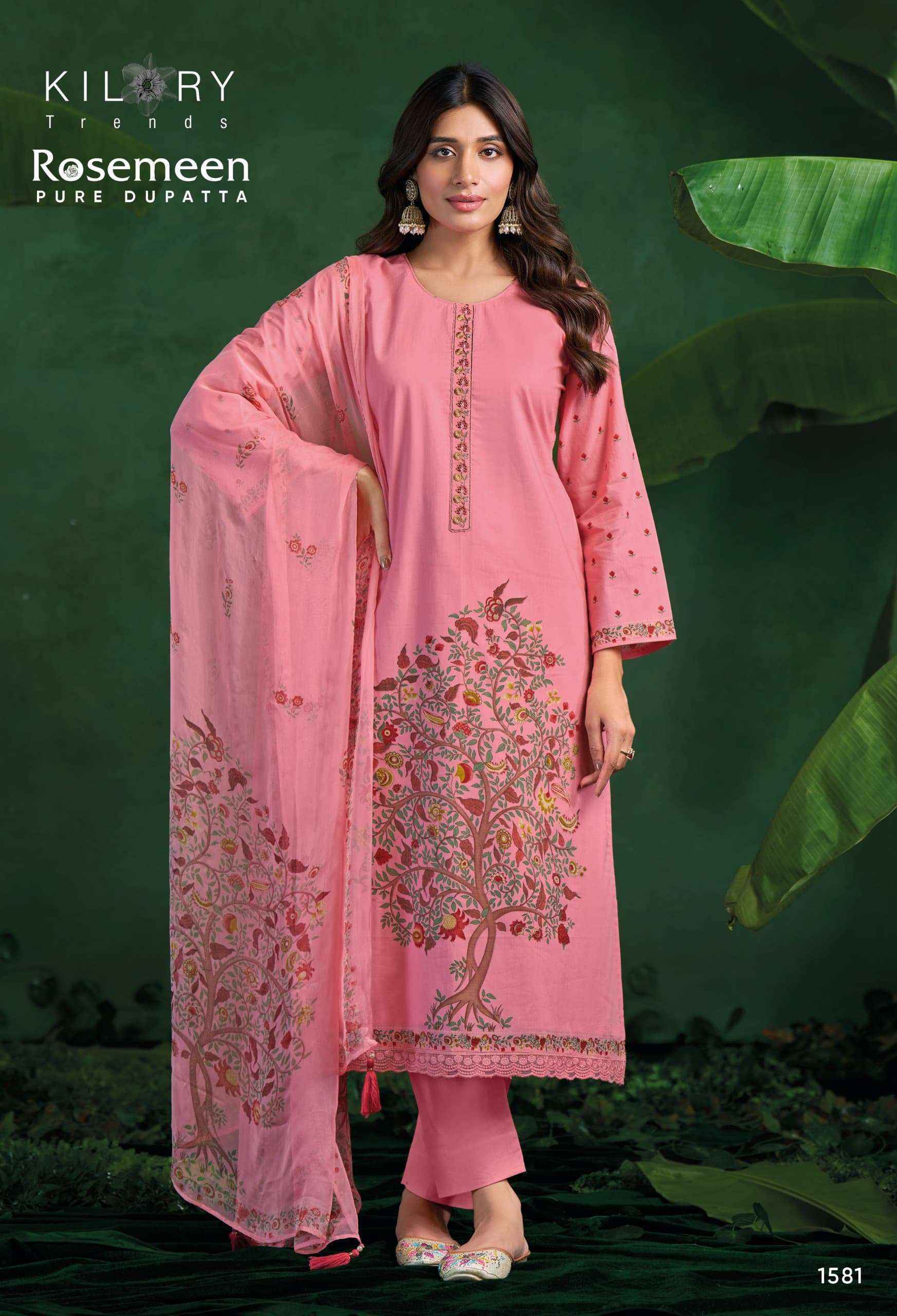 Kilory Trends Rosemeen Cotton Dress Material (4 pcs Catalogue)