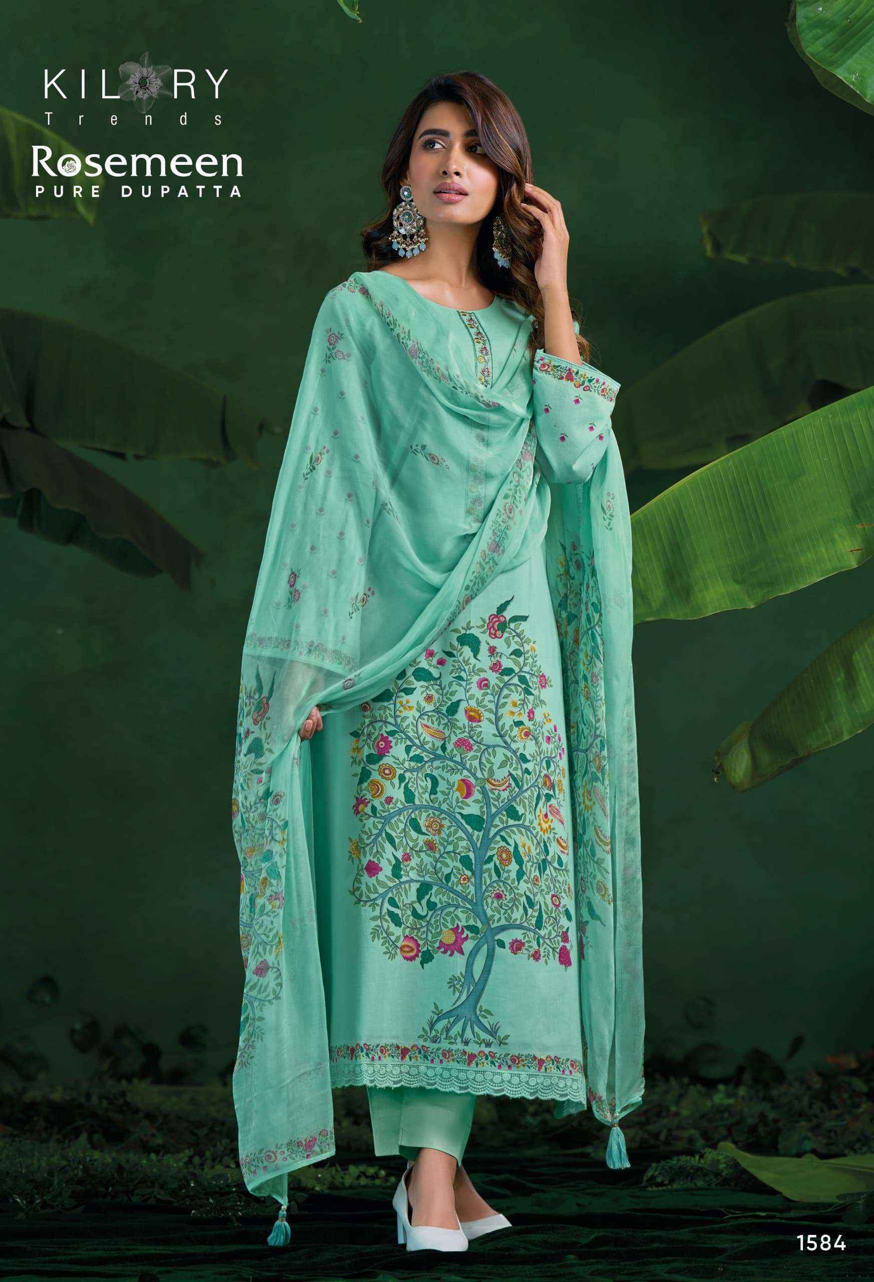 Kilory Trends Rosemeen Cotton Dress Material (4 pcs Catalogue)