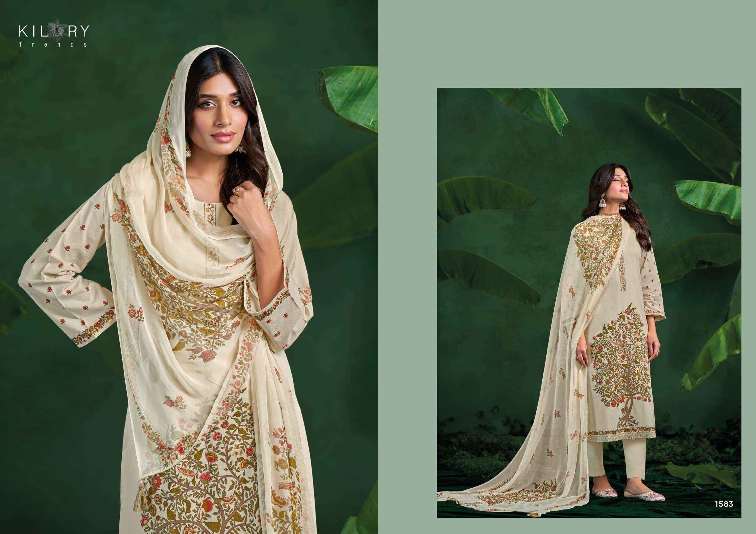 Kilory Trends Rosemeen Cotton Dress Material (4 pcs Catalogue)