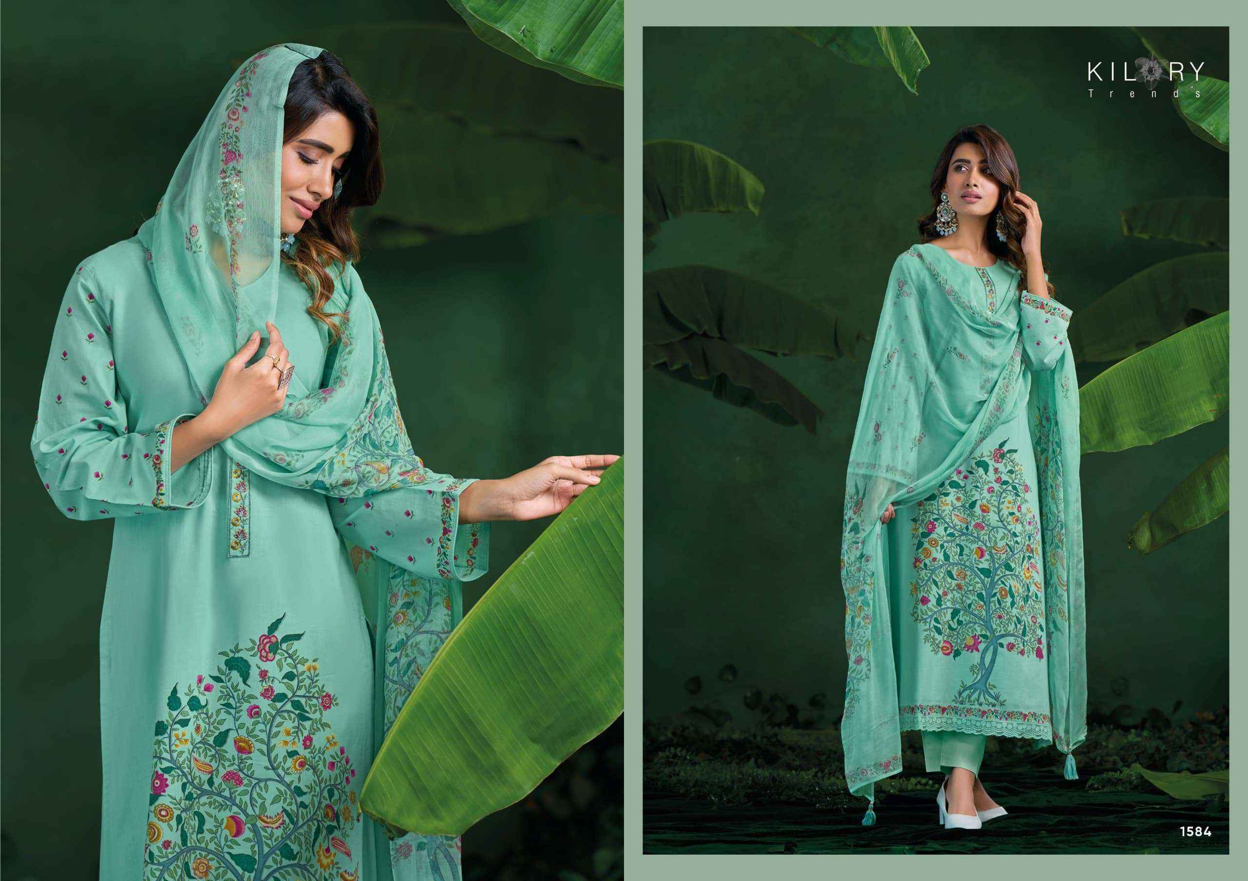 Kilory Trends Rosemeen Cotton Dress Material (4 pcs Catalogue)