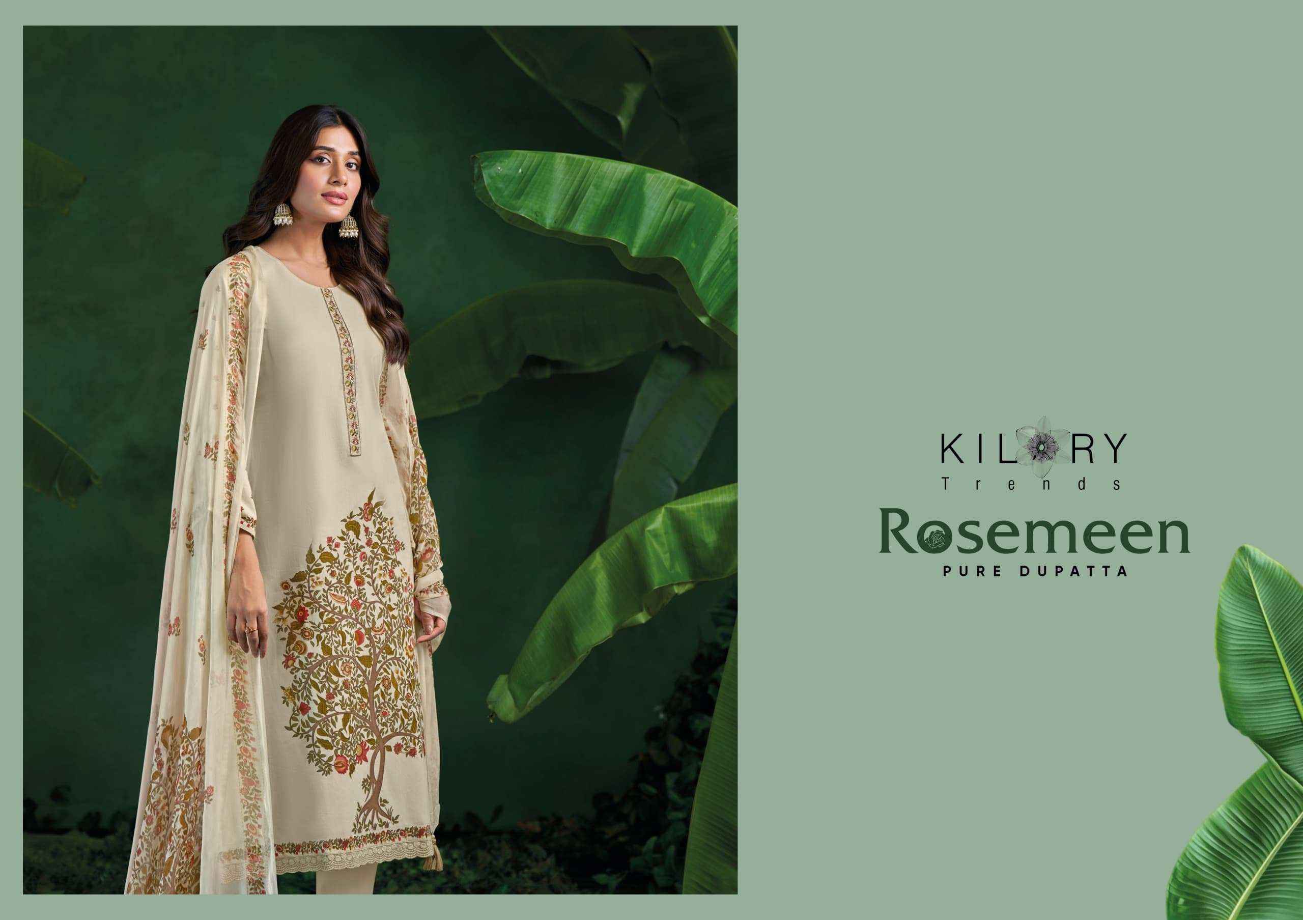 Kilory Trends Rosemeen Cotton Dress Material (4 pcs Catalogue)