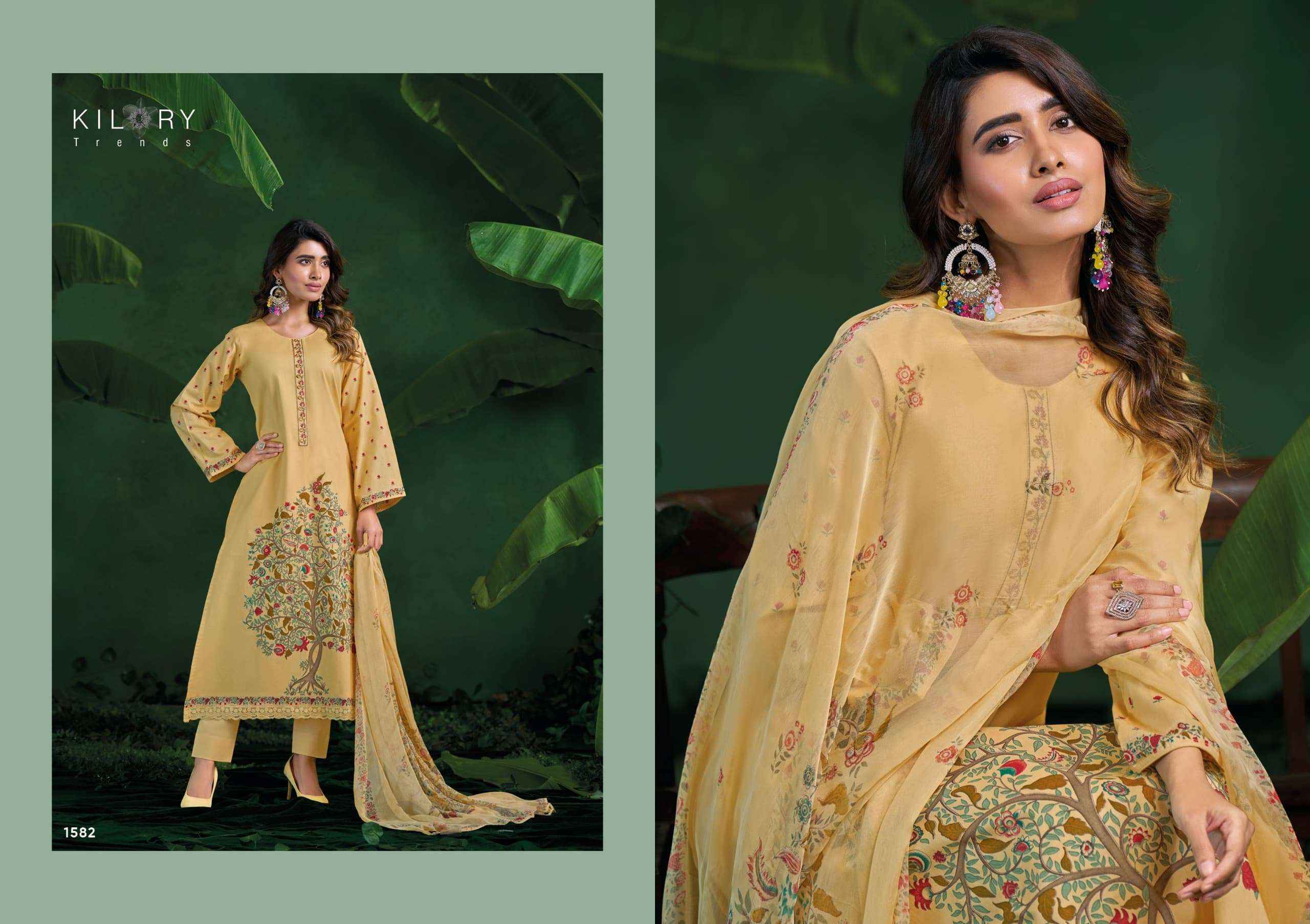 Kilory Trends Rosemeen Cotton Dress Material (4 pcs Catalogue)