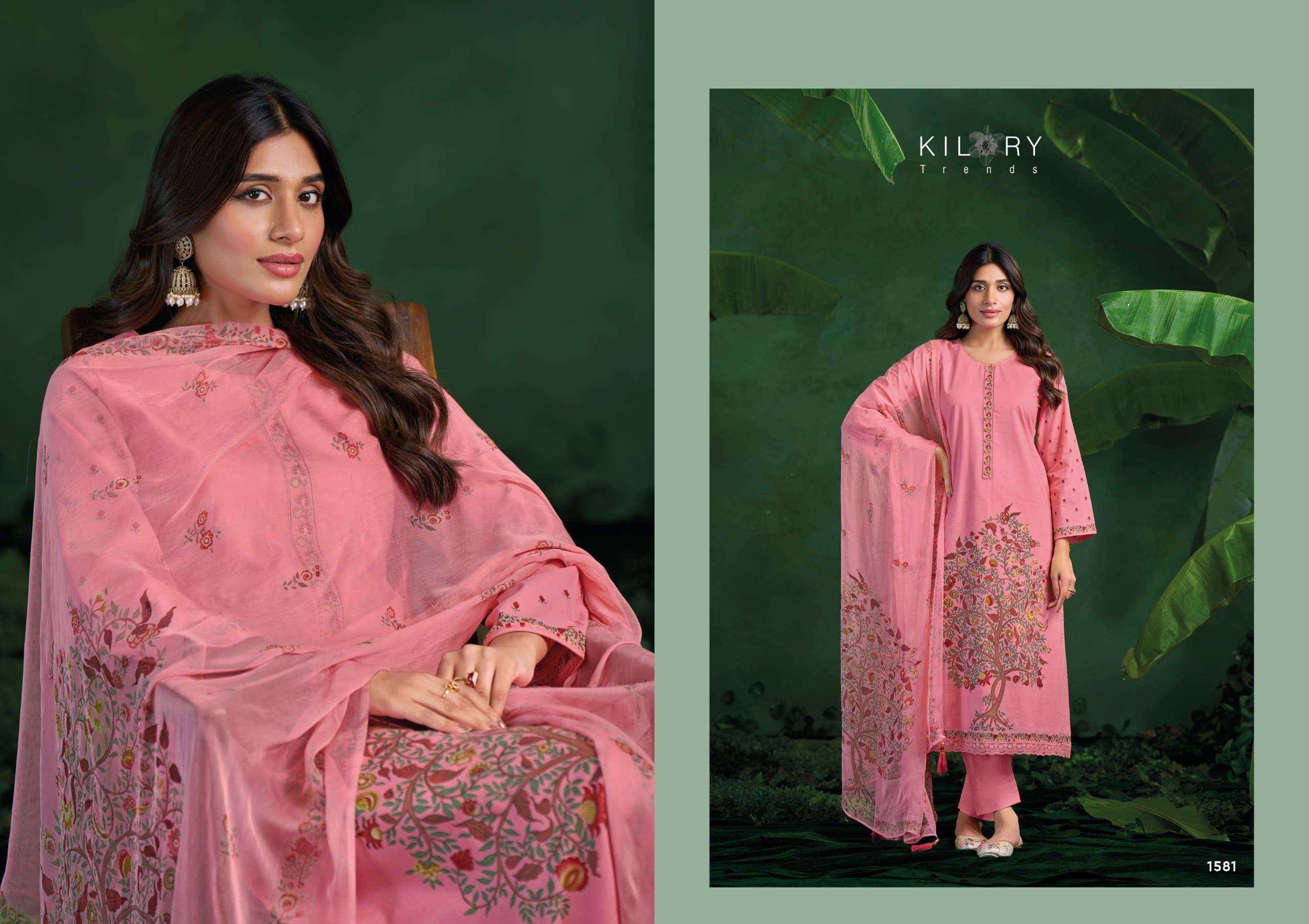 Kilory Trends Rosemeen Cotton Dress Material (4 pcs Catalogue)
