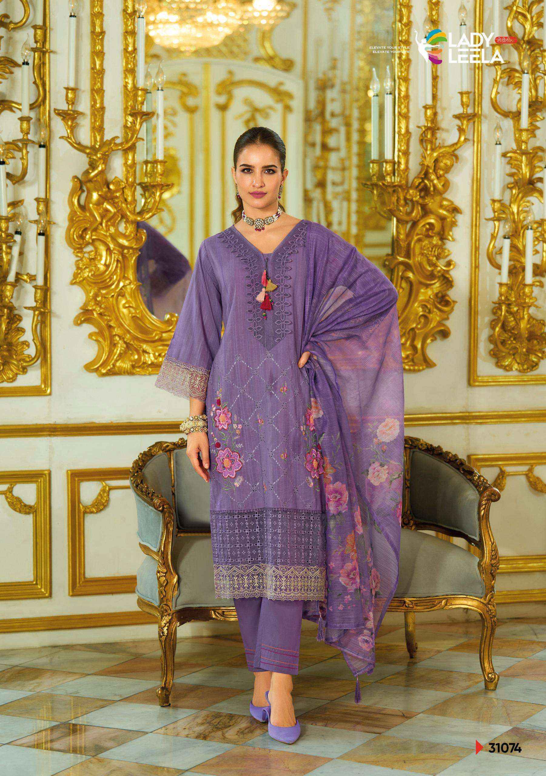 Lady Leela Summer Saga Cotton Readymade Suit (6 pcs Catalogue)