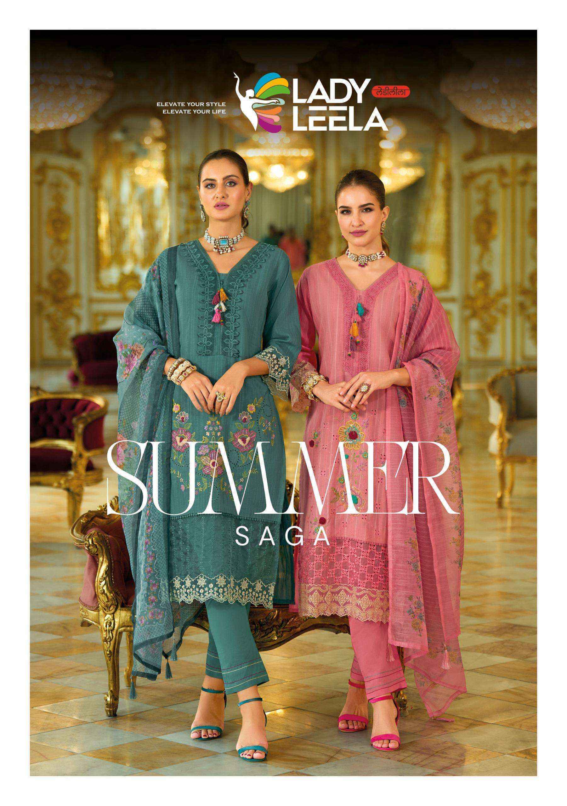 Lady Leela Summer Saga Cotton Readymade Suit (6 pcs Catalogue)