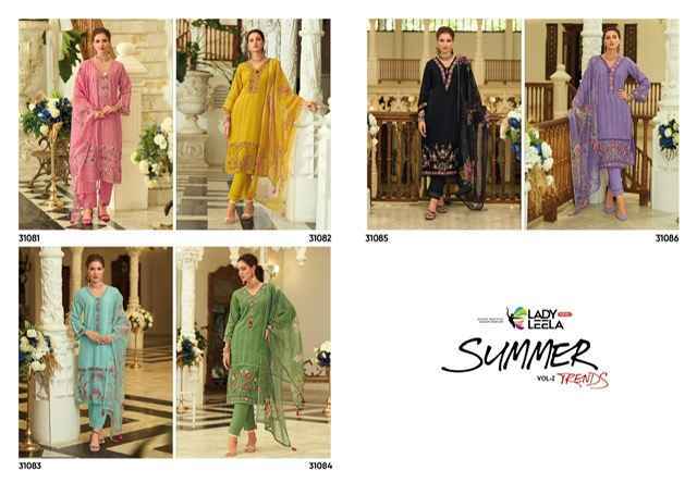 Lady Leela Summer Trends Vol-2 Cotton Readymade Suit (6 pcs Catalogue)