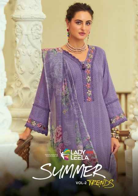 Lady Leela Summer Trends Vol-2 Cotton Readymade Suit (6 pcs Catalogue)