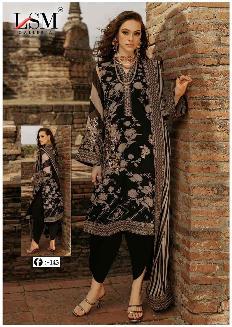 LSM Galleria Firdous Queen Lawn Vol 14 Lawn Cotton Dress Material 6 pcs Catalogue