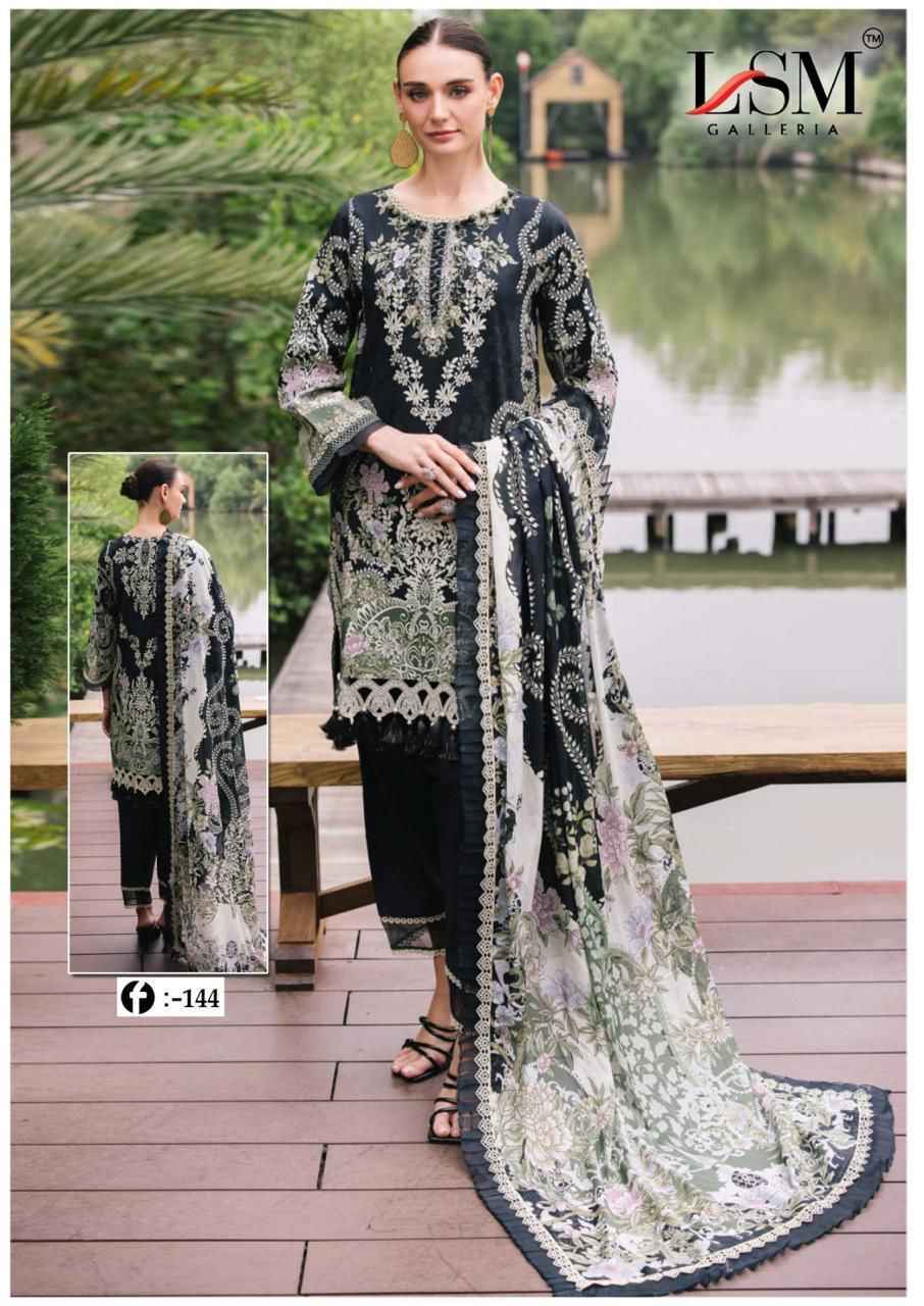 LSM Galleria Firdous Queen Lawn Vol 14 Lawn Cotton Dress Material 6 pcs Catalogue