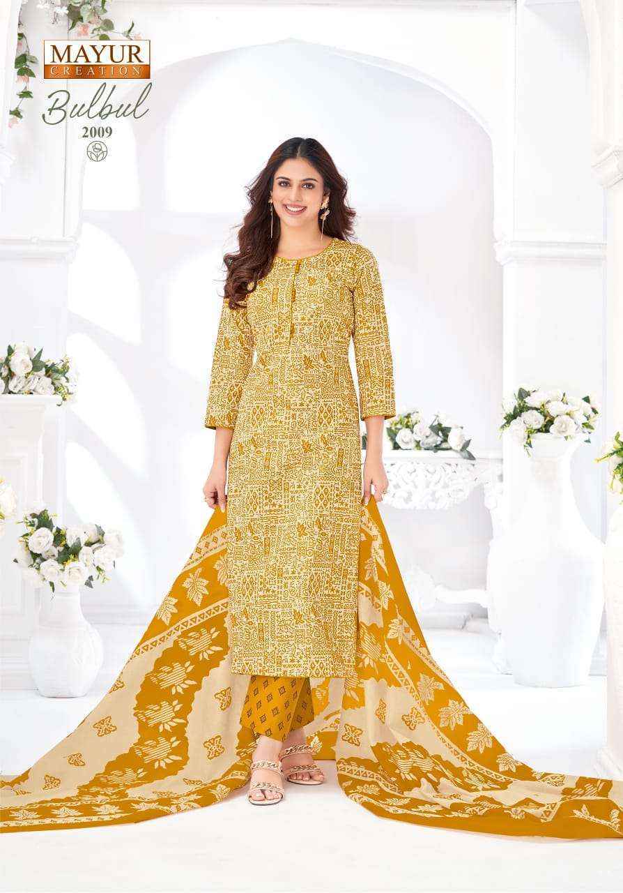 Mayur Creation Bulbul Vol-2 Cotton Dress Material (10 pcs Catalogue)