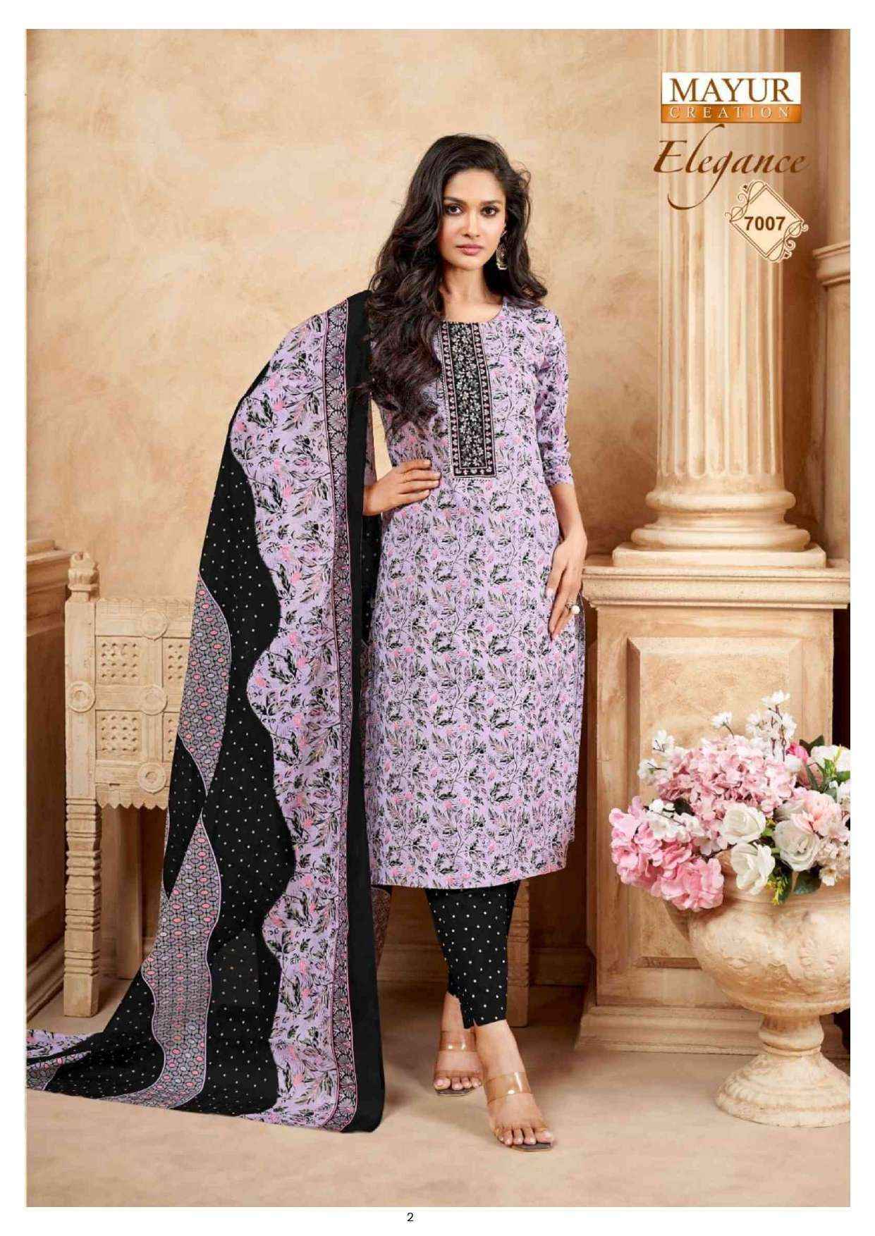 Mayur Creation Elegance Vol-7 Cotton Dress Material (10 pcs Catalogue)