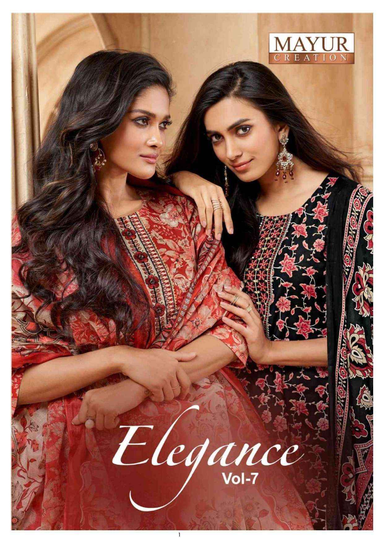 Mayur Creation Elegance Vol-7 Cotton Dress Material (10 pcs Catalogue)