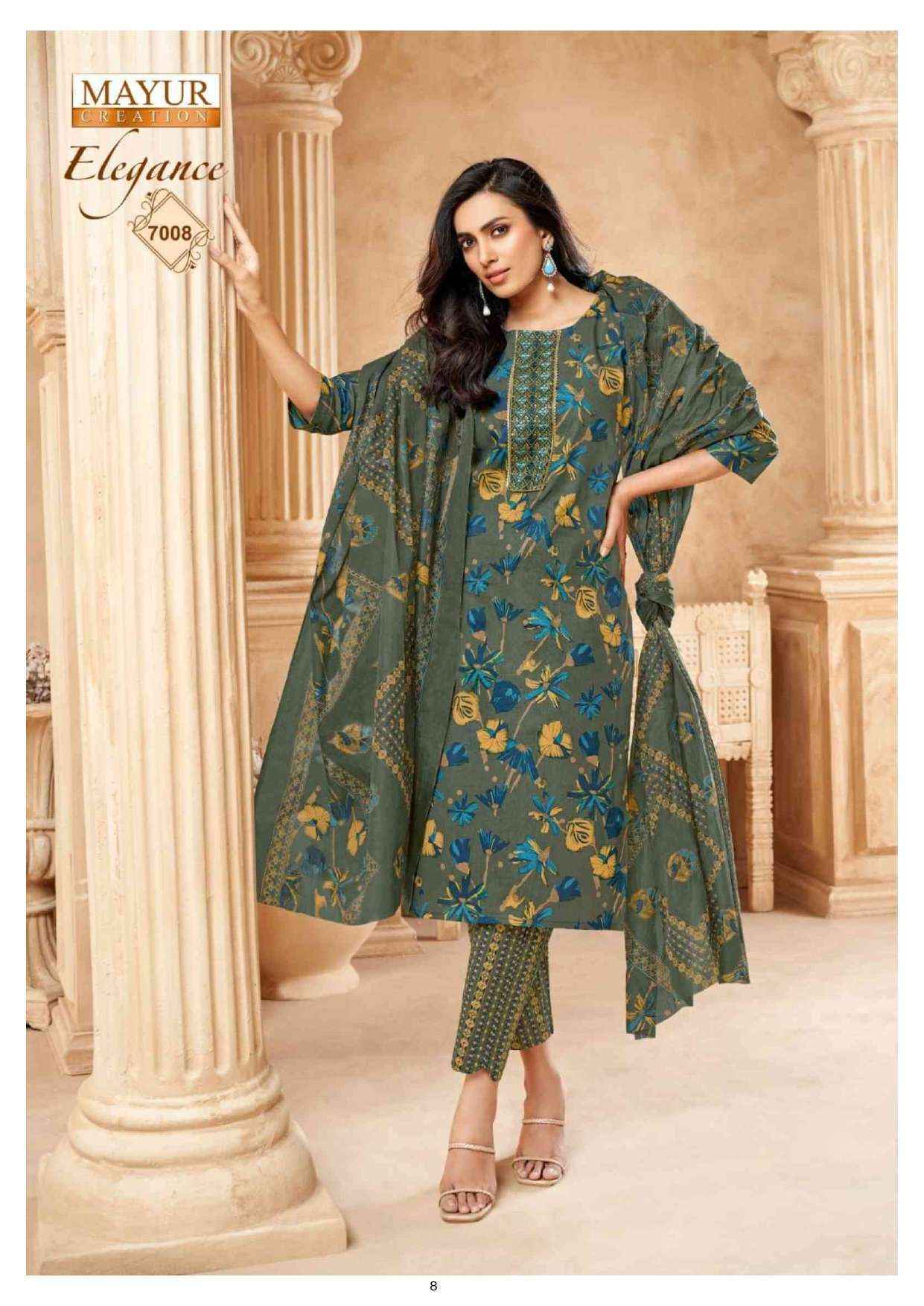 Mayur Creation Elegance Vol-7 Cotton Dress Material (10 pcs Catalogue)
