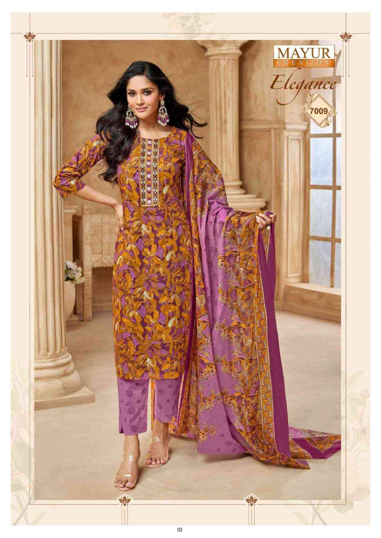 Mayur Creation Elegance Vol-7 Cotton Dress Material (10 pcs Catalogue)