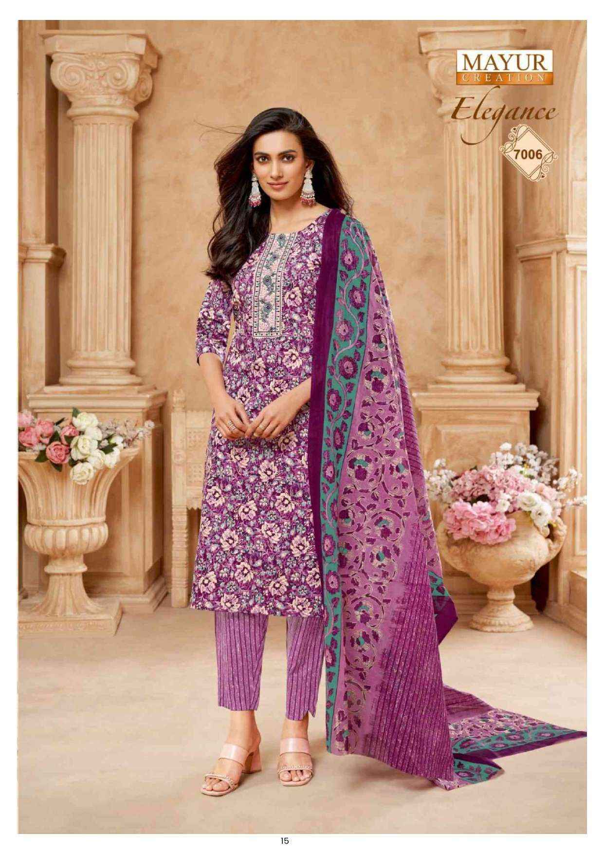 Mayur Creation Elegance Vol-7 Cotton Dress Material (10 pcs Catalogue)