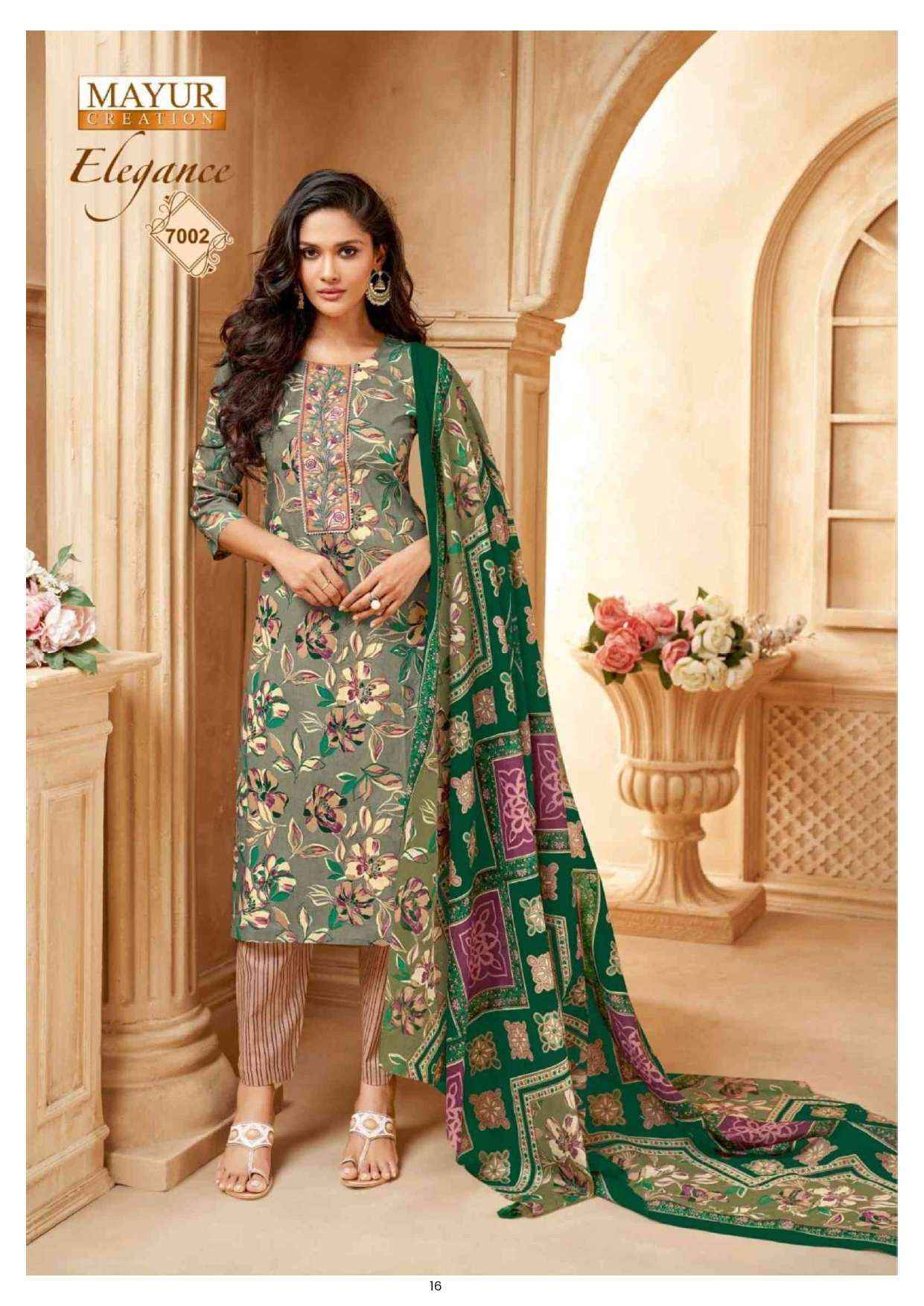 Mayur Creation Elegance Vol-7 Cotton Dress Material (10 pcs Catalogue)