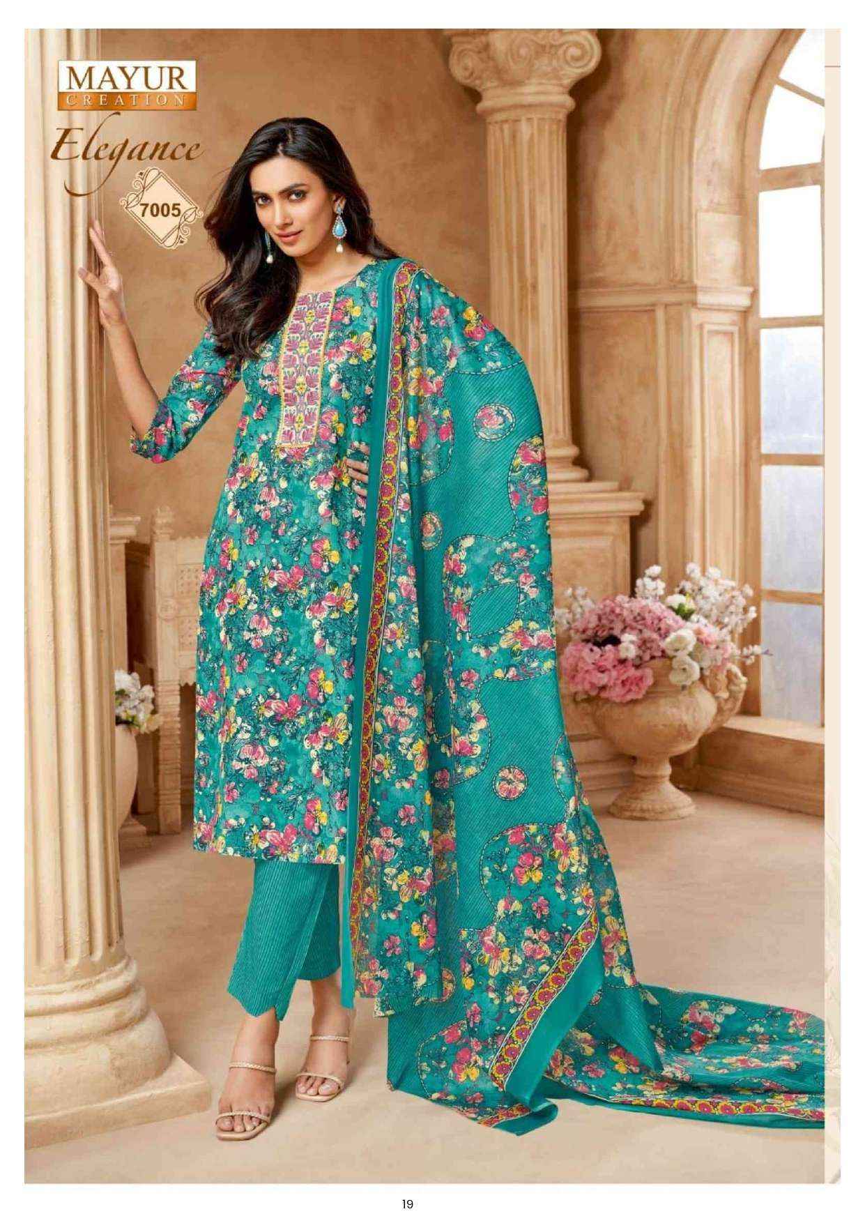 Mayur Creation Elegance Vol-7 Cotton Dress Material (10 pcs Catalogue)