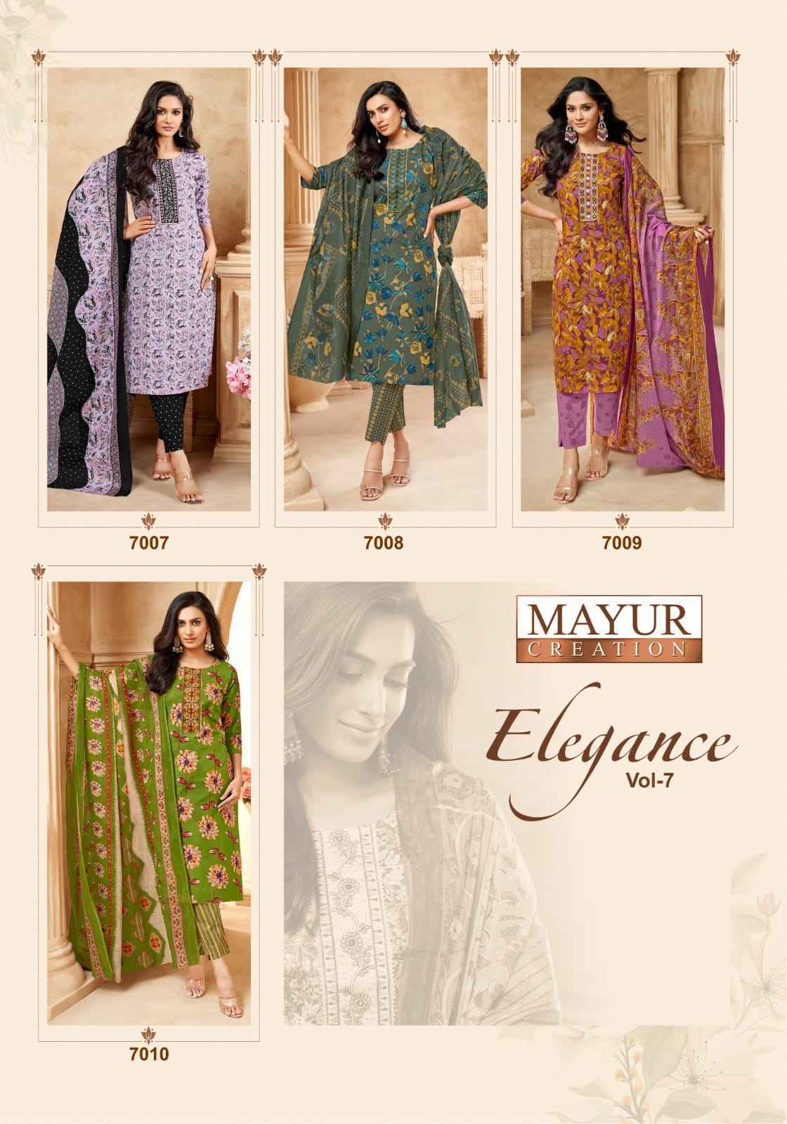 Mayur Creation Elegance Vol 7 Readymade Cotton Dress 10 pcs Catalogue