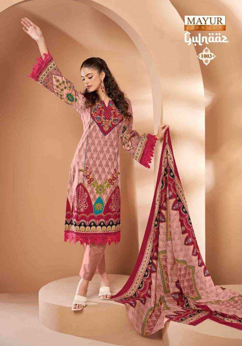 Mayur Creation Gulnaaz Vol-1 Cotton Dress Material (8 pcs Catalogue)
