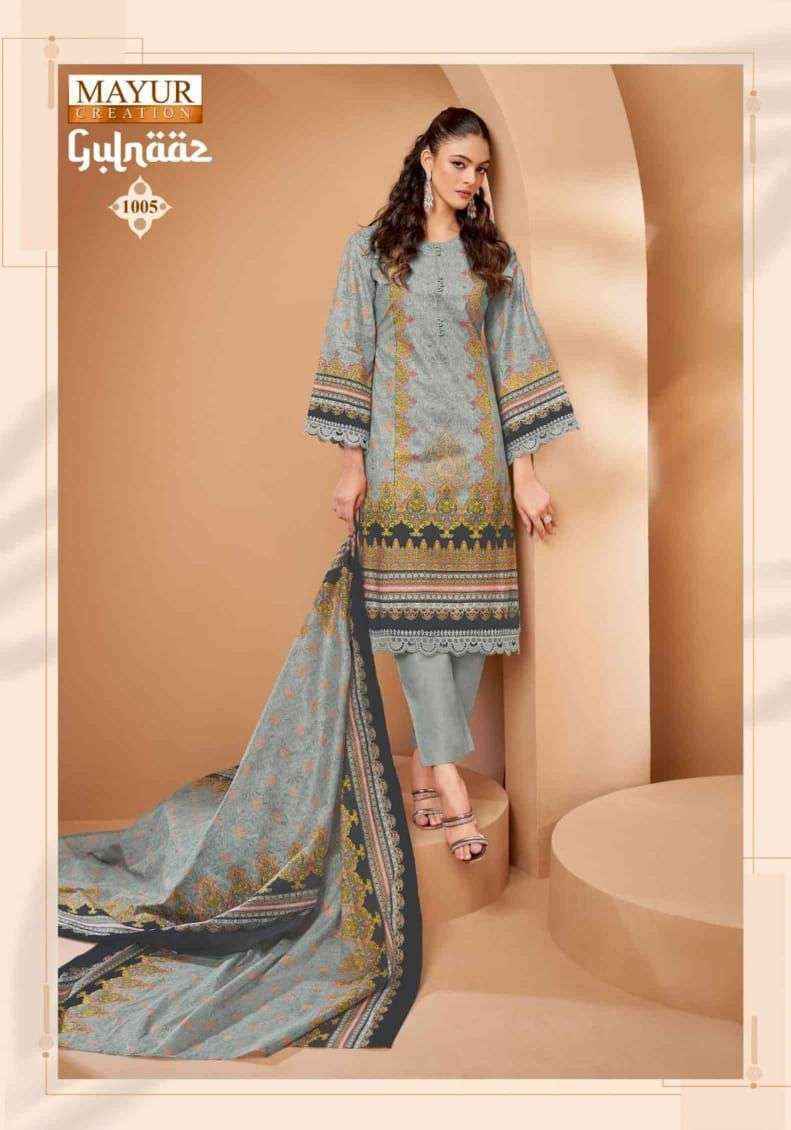 Mayur Creation Gulnaaz Vol-1 Cotton Dress Material (8 pcs Catalogue)