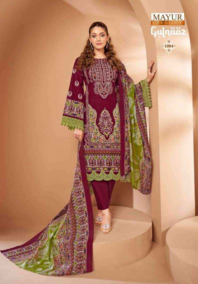 Mayur Creation Gulnaaz Vol-1 Cotton Dress Material (8 pcs Catalogue)