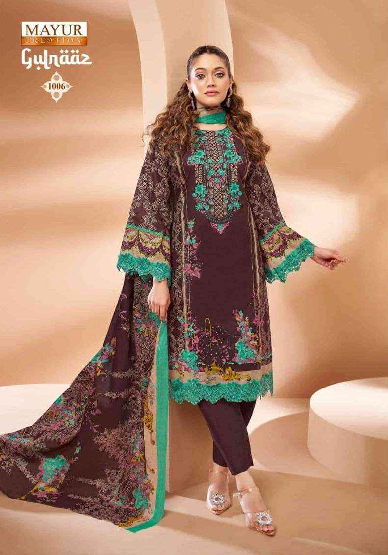 Mayur Creation Gulnaaz Vol-1 Cotton Dress Material (8 pcs Catalogue)
